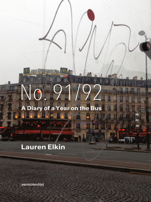 Title details for No. 91/92 by Lauren Elkin - Available